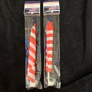 Patriotic Red, White, and Blue Car Flag